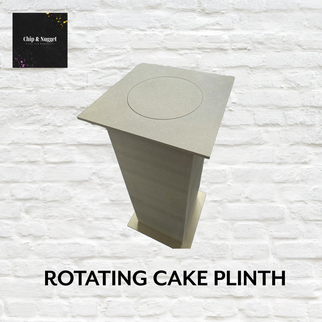 ROTATING CAKE PLINTH - Chip & Nugget